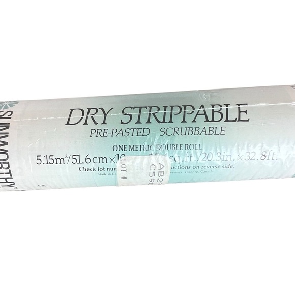 Vintage Cat Kitty Wallpaper Double Roll Polka Dots Flowers Kitschy Sunworthy NOS - Picture 6 of 8